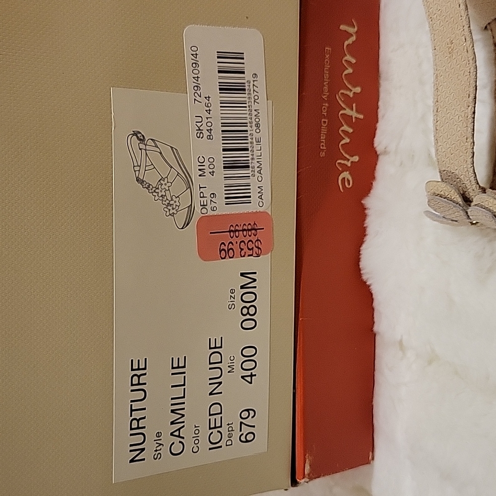 Nurture wedge sandals size 8 - Picture 5 of 5
